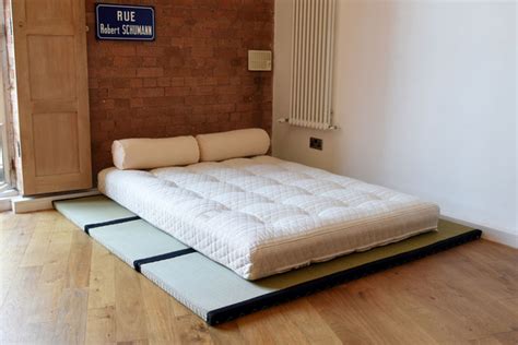 bed frame for the floor mattress